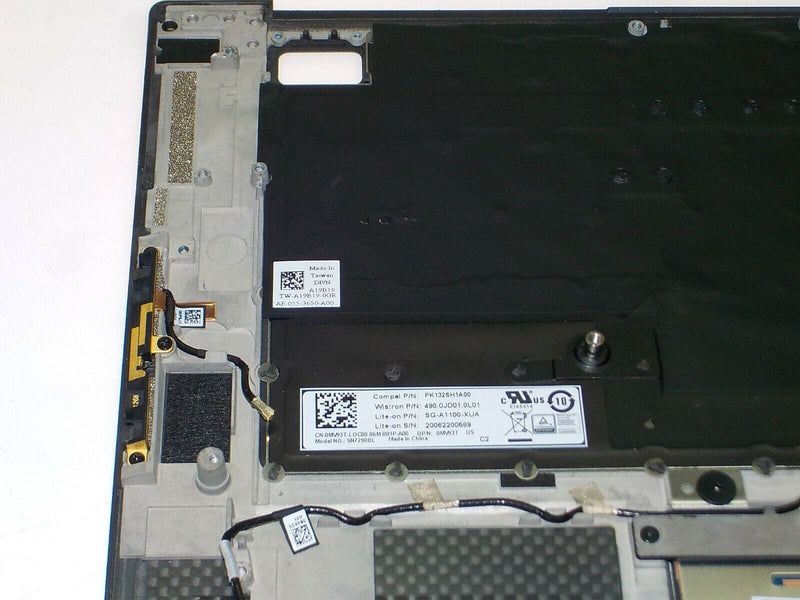 REF OEM Dell XPS 9500 Laptop Palmrest Touchpad US/EN BCL Keyboard HUI35 DKFWH