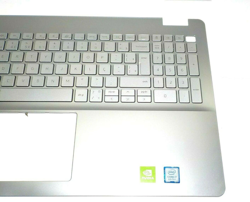 REF OEM Dell Inspiron 15 5584 LCD Palmrest Portugal Keyboard HOJ10 DFX5J D27G0