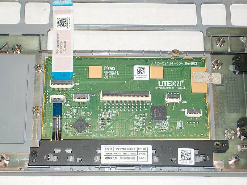 REF OEM Dell Latitude 5410/Precision 3550 Palmrest Touchpad Ass A19995 HUA 01