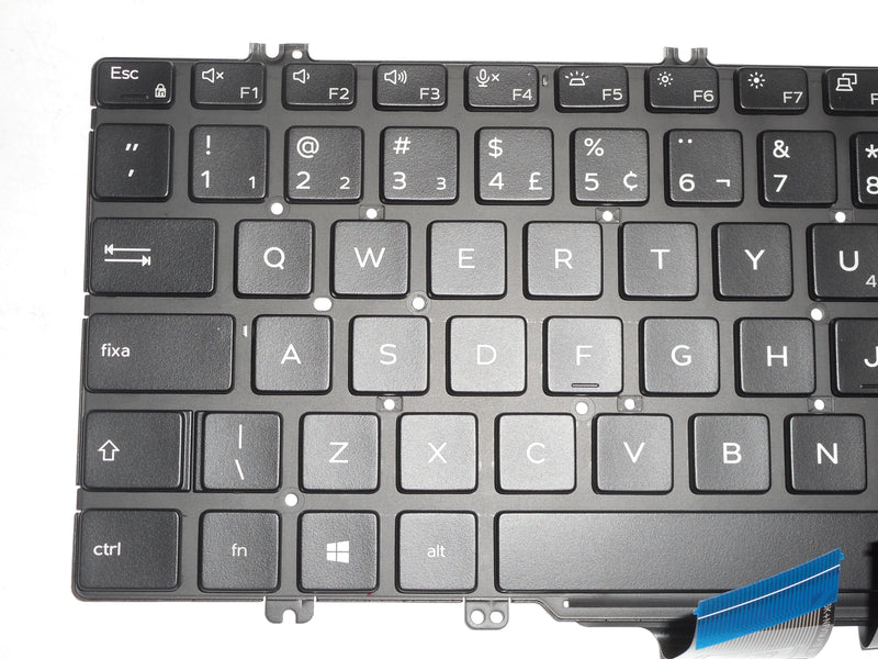 OEM Dell Backlit Laptop Keyboard BRAZIL P/N: 58NRR
