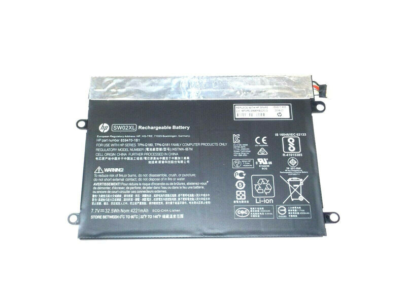 Genuine SW02XL Battery for HP X2 210 G2 NOTEBOOK X2 10-P HSTNN-IB7N TPN-Q181