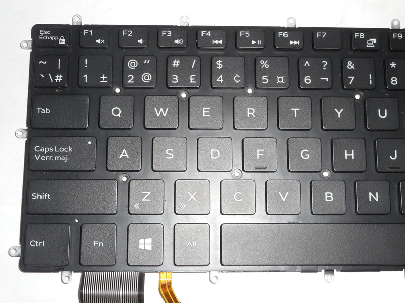 OEM Dell Inspiron 7368/7378 BKL Laptop Keyboard French-Canadian B02 P/N: GXJHX