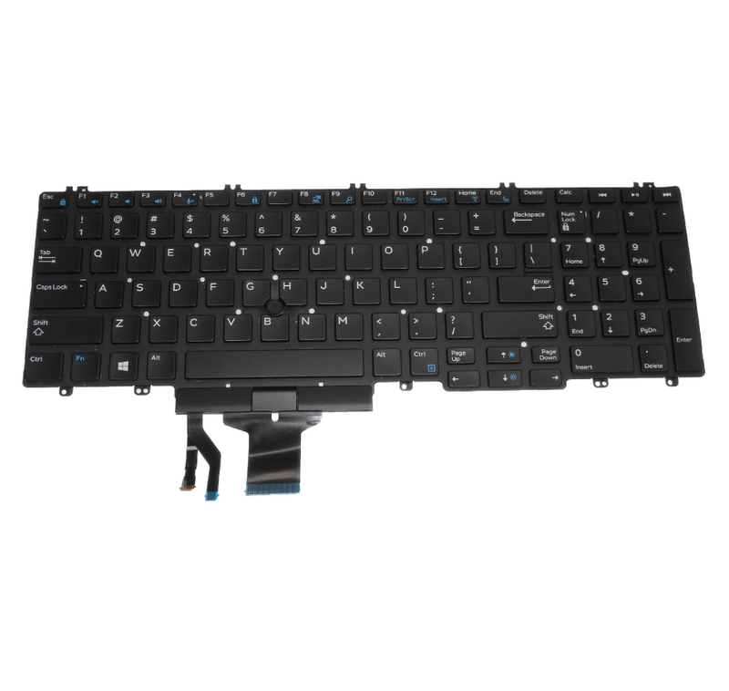 OEM Dell Precision 7530/7730 Non-Backlit Laptop Keyboard US-ENG P/N: 0NMVF
