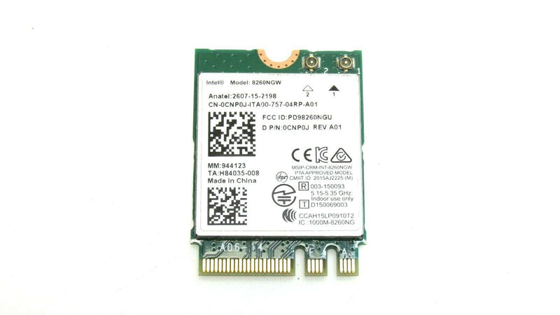 Intel Wireless-AC 8260 Dual Band WiFi 802.11 ac/a/b/g/n BT4.0 M.2 IVB02 CNP0J