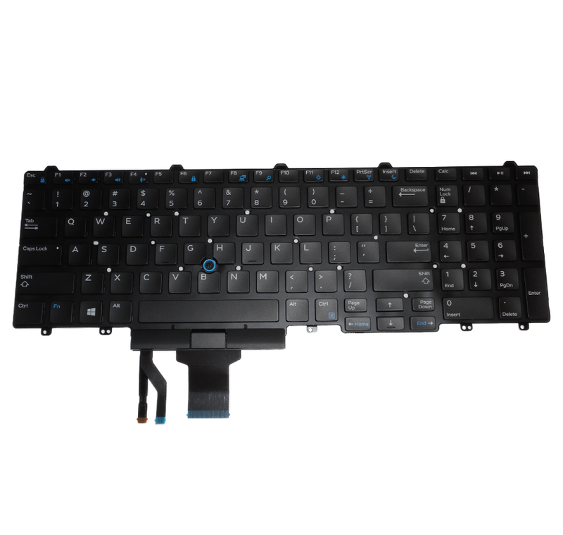 OEM Dell Latitude E5550/Precision 3510 Non-Backlit Laptop Keyboard US P/N: N7CXW