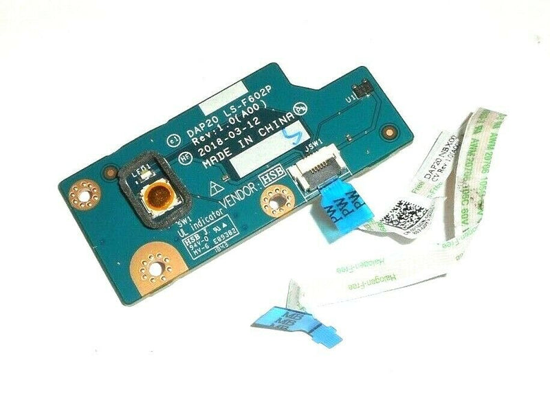 OEM - Dell Precision 7730 Power Button Board & Cable P/N: CV46J