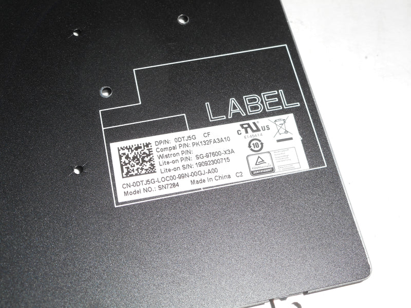 OEM Dell Non-Backlit Laptop Keyboard French-Canadian P/N: DTJ5G