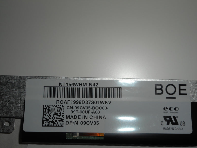 OEM Dell Latitude 5590 15.6" WXGAHD LCD LED Widescreen Display P/N: 9CV35