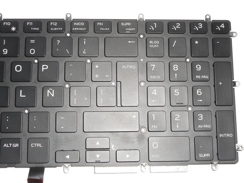 OEM Dell Alienware M15/M17 Backlit Laptop Keyboard Spanish P/N: YD1G4