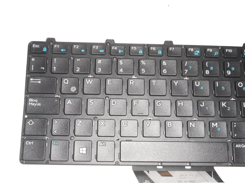 OEM Dell Latitude 13 3380 Non-Backlit Laptop Keyboard Latin- Spanish B02 P/N: 0JXGW