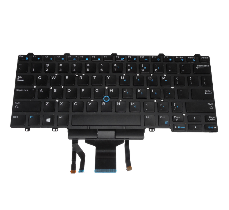 OEM Dell Latitude 5490/7490 Backlit Laptop Keyboard US-ENG B02 P/N: 6NK3R