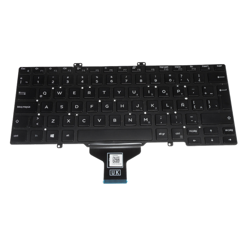 OEM Dell Latitude 7400 Non-Backlit Laptop Keyboard SPANISH P/N: NXW9P
