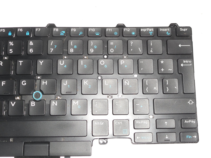 OEM Dell Latitude E5450/E7450 Backlit Laptop Keyboard SPANISH P/N: KFHY6