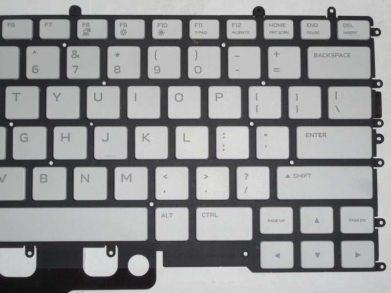 OEM Dell Alienware M15 R2 RGB Lunar Light Laptop Keyboard US-ENG P/N: YFK2V
