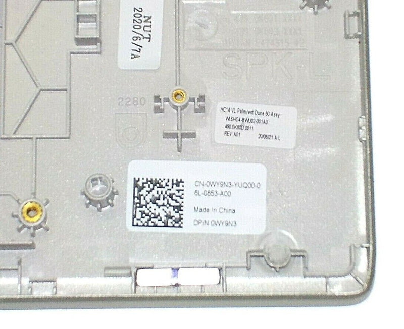 REF OEM Dell Inspiron 5406 Laptop Palmrest US/EN Backlit Keyboard HUI09 WY9N3