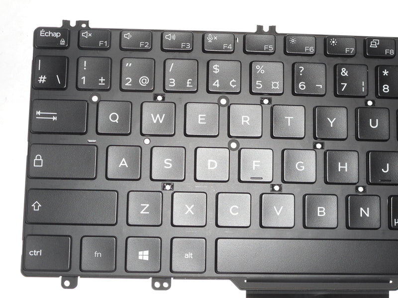 OEM Dell Non-Backlit Laptop Keyboard French-Canadian P/N: DTJ5G