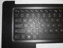 OEM Dell Vostro 5581 Palmrest US Backlit Keyboard Assembly P/N: 6YC5J