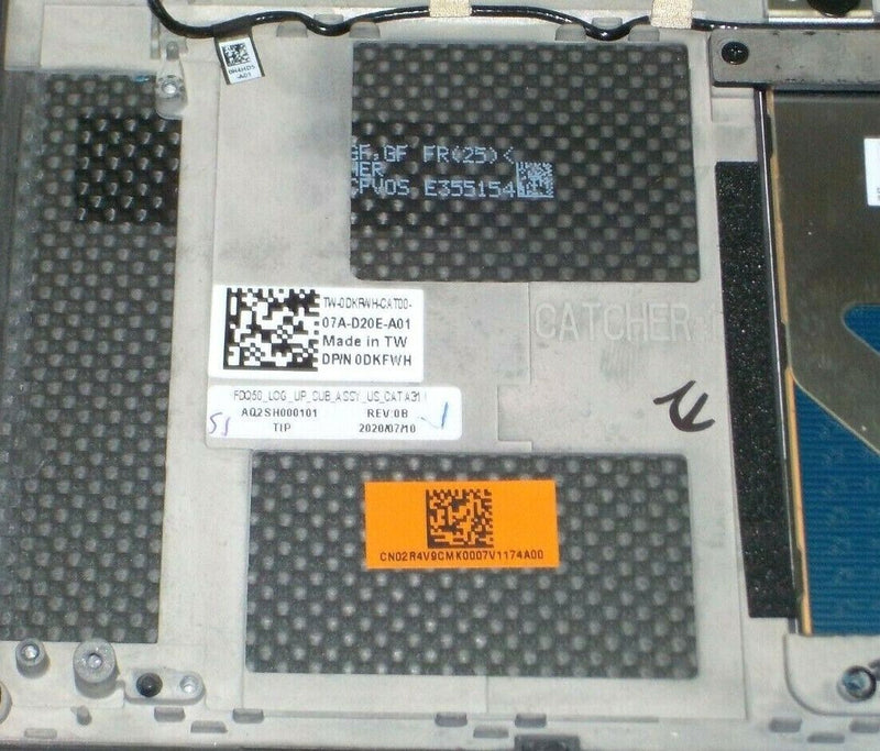 REF OEM Dell XPS 9500 Laptop Palmrest Touchpad French BCL Keyboard HUU73 DKFWH