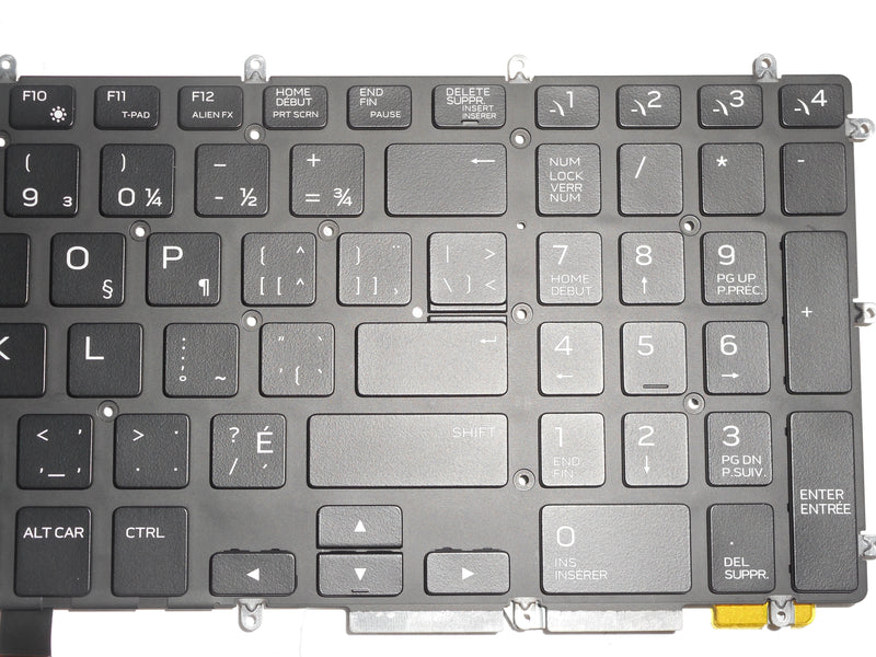 OEM Dell Alienware M15/M17 Backlit Laptop Keyboard US-French B02 P/N: X1RGX