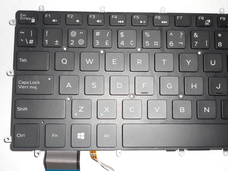OEM Dell Inspiron 7368/7378 Backlit Laptop Keyboard French-Canadian P/N: GXJHX