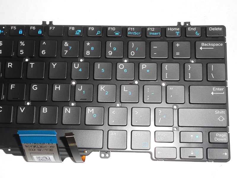 OEM Dell Latitude 5280/7280 Backlit Laptop Keyboard US-ENG E05 P/N: 0NPN8