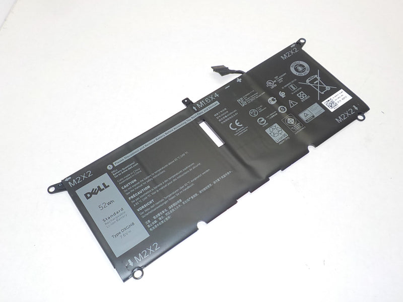 New Dell Original XPS 9370 9380 4-Cell 52Wh OEM Battery DXGH8