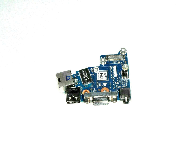 NEW Dell VGA/USB/RJ-45 I/O Board for Latitude E6430 w/ Discrete Nvidia GPU 4J7P5