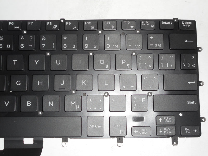 OEM Dell XPS 13 9350 Backlit Laptop Keyboard Canadian-French B02 P/N: 82R6F