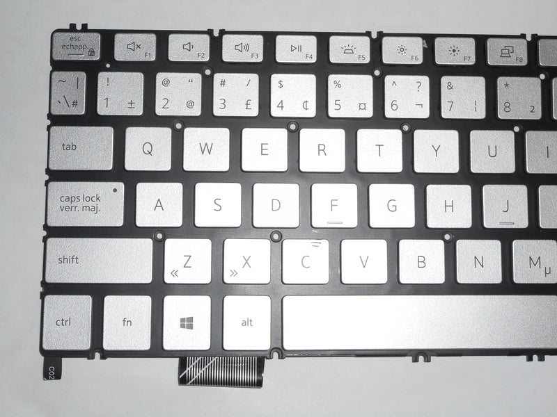 OEM Dell Inspiron 15 5584 Backlit Laptop Keyboard French-Canadian P/N: FTRM5