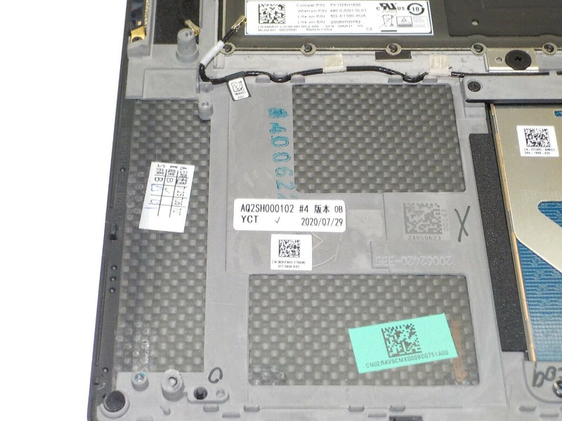 Genuine Dell XPS 9500 Laptop Palmrest Touchpad US/EN BCL Keyboard HUH34 DKFWH