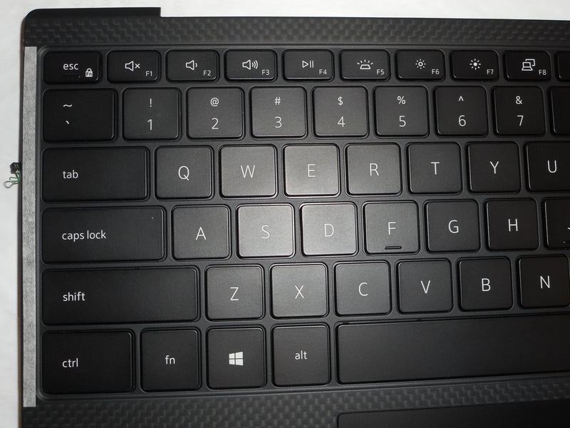 OEM Dell XPS 9300 Palmrest Keyboard Touchpad FP Assembly B02 P/N: Y75C4