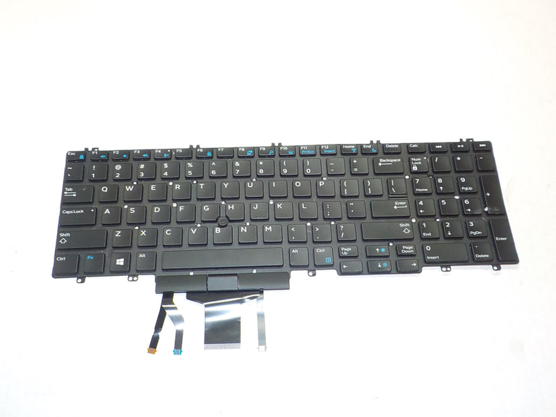 OEM Dell Precision 7530 Backlit Laptop Keyboard NII09 266YW 0266YW