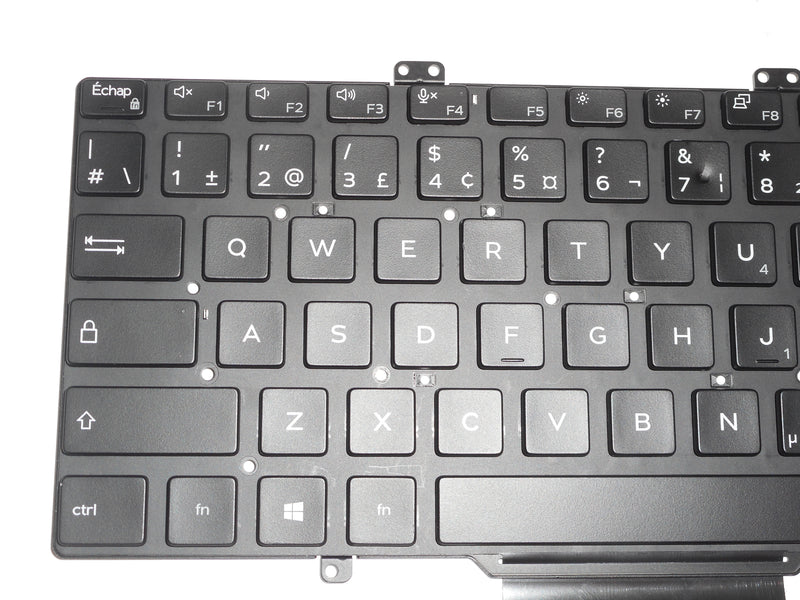 OEM Dell Latitude 7400 Non-Backlit Laptop Keyboard Canadian-French B02 P/N:H3FN9