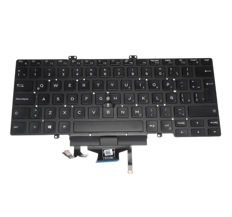 OEM Dell Latitude 5400 Backlit Laptop Keyboard Latin-Spanish C03 P/N: 9GG3W