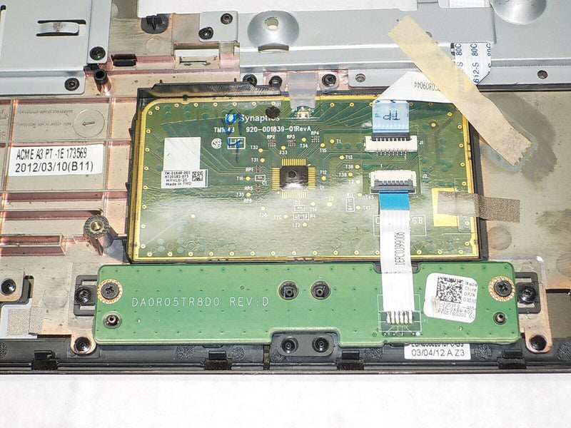 Genuine Dell Inspiron 14Z-N411Z Laptop Palmrest Touchpad Assembly RDTMY HUB 02