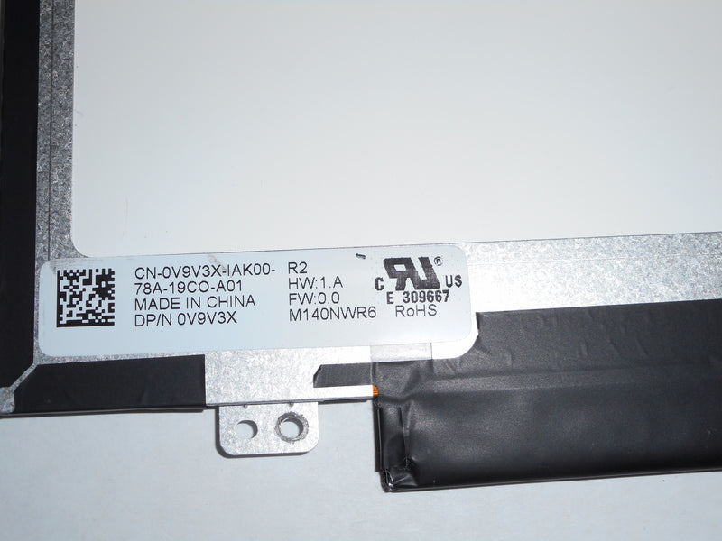 OEM Dell Latitude 5480 14" WXGAHD EDP LCD Widescreen Display P/N: V9V3X