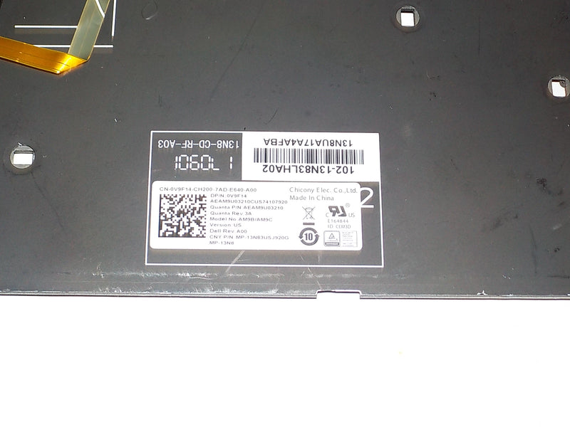 Dell OEM Inspiron 15 (5577 / 5576) Laptop Backlit Keyboard -NIA01 V9F14