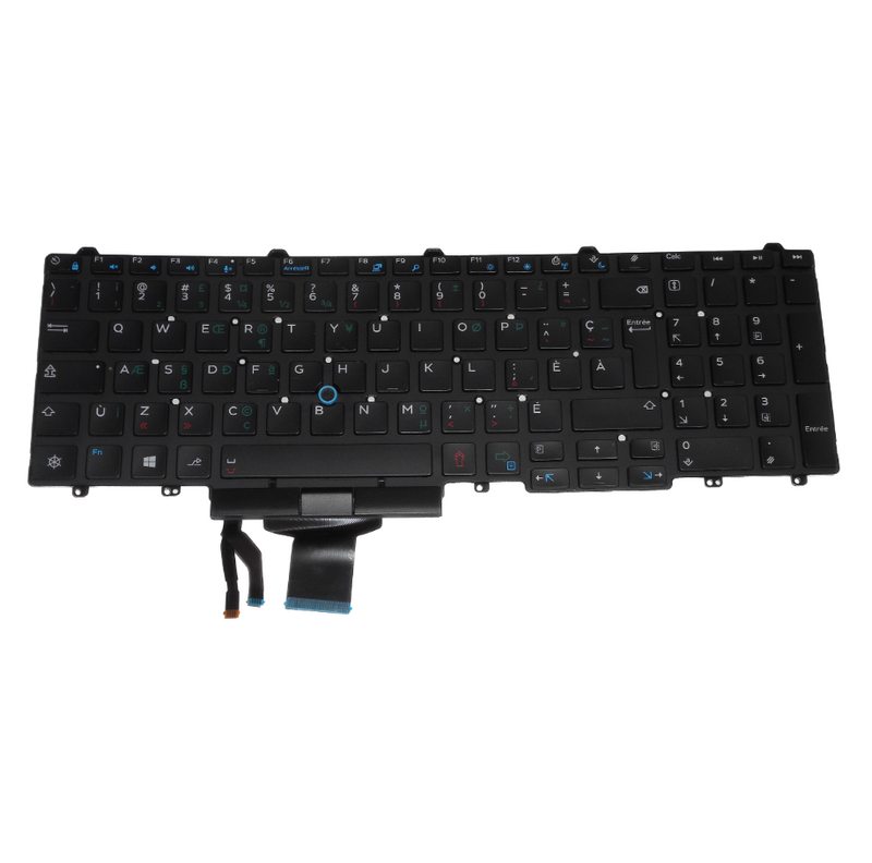 OEM Dell Latitude E5550/Precision 3510 Laptop Keyboard FR-CAN-PQ P/N: 55PM5