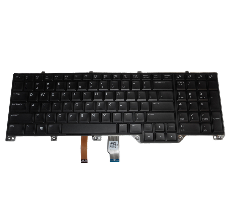 OEM Dell Alienware 17 R4/R5 Backlit Laptop Keyboard US-ENG P/N: N7KJD