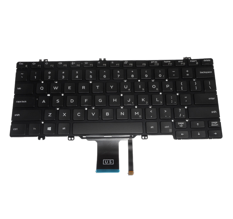 OEM Dell Latitude 5300/7300 Backlit Laptop Keyboard US-ENG B02 P/N: 2TR2K