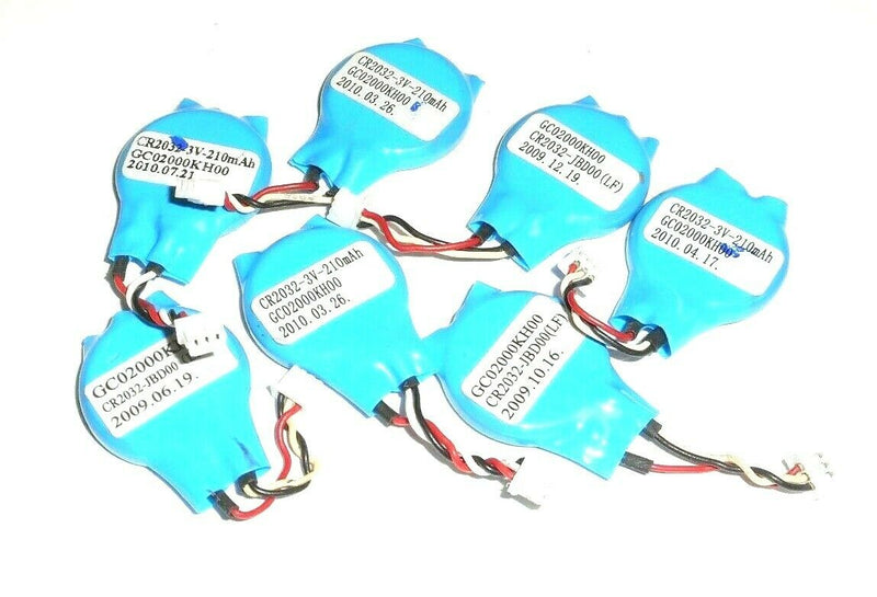 Lot Of 7 - Dell CMOS RTC Battery For Latitude E6400/6410 E6500/6510 GC02000KH00