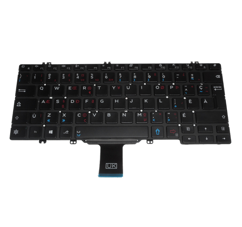 OEM Dell Non-Backlit Laptop Keyboard FR-CAN-PQ P/N: 146VN