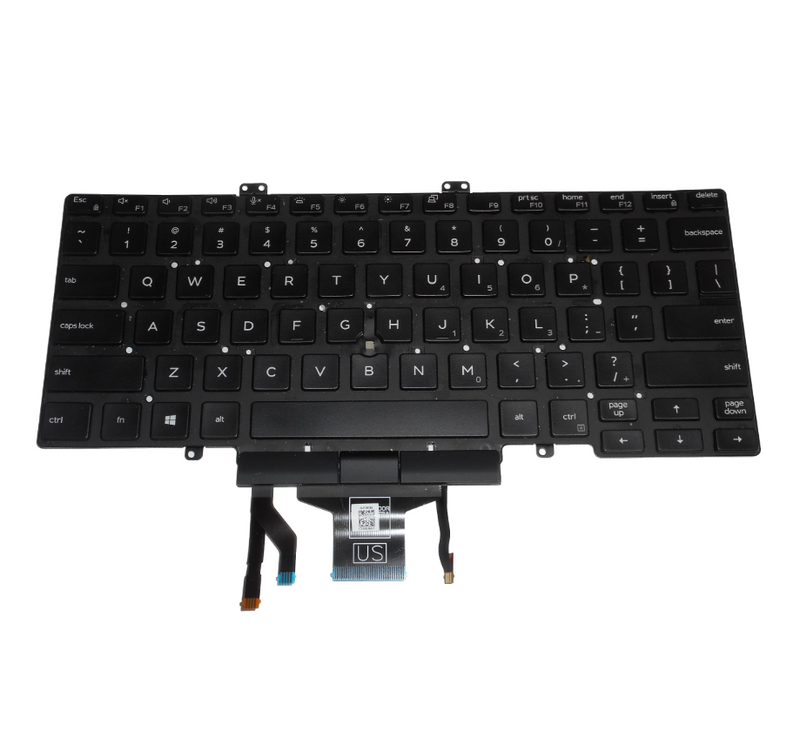 OEM Dell Latitude 5400 Backlit Laptop Keyboard DP US-ENG B02 P/N: 3J9FC