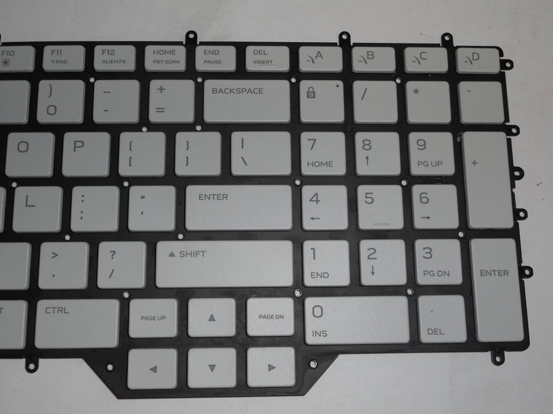 OEM Dell Alienware M17 R2 Backlit Laptop White Keyboard US-ENG P/N: CH2XF