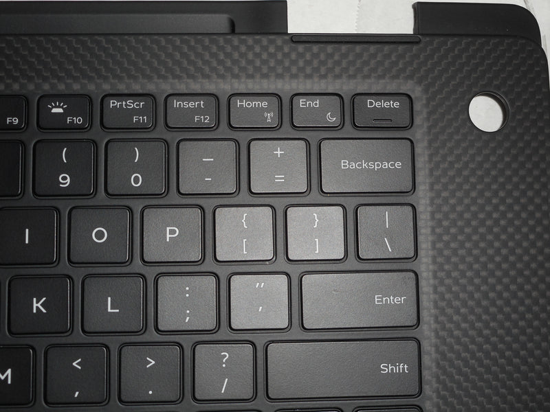 OEM Dell XPS 9575 Palmrest Backlit US Keyboard Touchpad Assembly B02 P/N: M9W9K