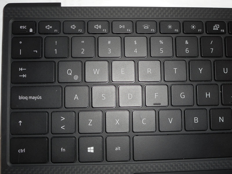 OEM Dell XPS 9300 Palmrest SPANISH Keyboard Touchpad FP Assembly P/N: 1YN9Y
