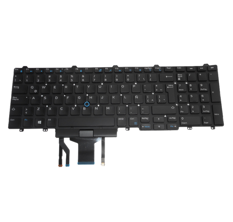 OEM Dell Latitude E5550/Precision 3510 Backlit Laptop Keyboard Spanish P/N: CMT2P