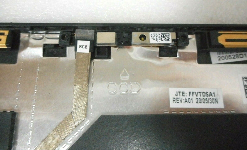 Dell Latitude 5300 13.3" LCD Back Cover Lid W/ Webcam + Video Cable BIF06 FFVTD