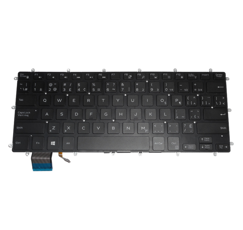 OEM Dell Inspiron 7368/7378 Backlit Laptop Keyboard French-Canadian P/N: GXJHX