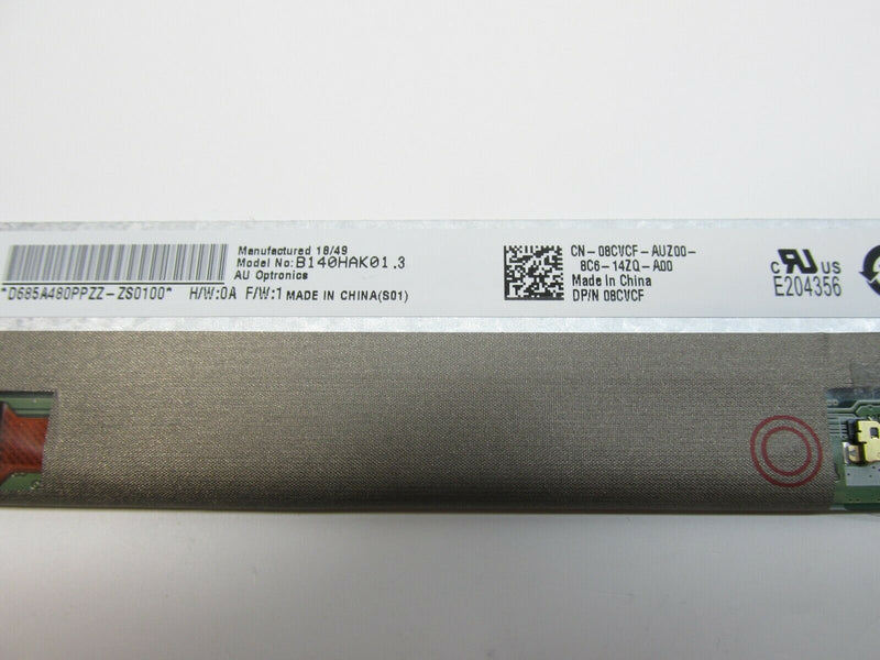Dell OEM Latitude 3490 Touchscreen FHD LCD Panel IVB02 B140HAK01.3 8CVCF